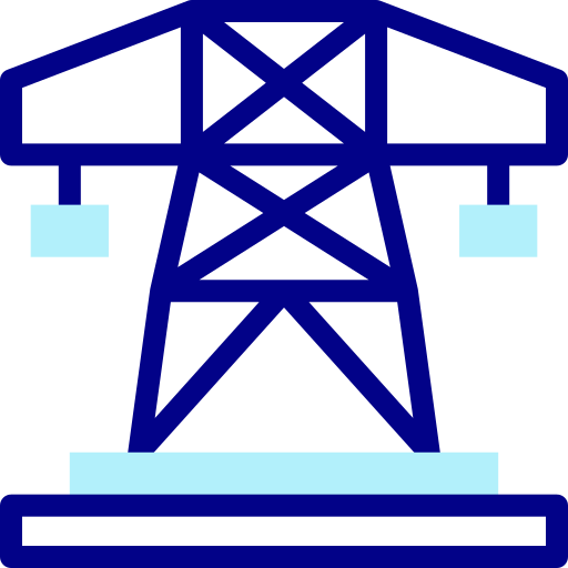 قواعد الأعمدة ومحطات الكهرباء